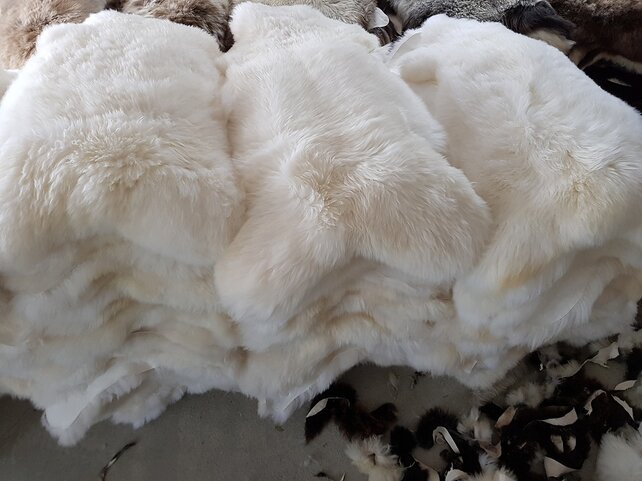 Sheepskins brown/white/icelandic