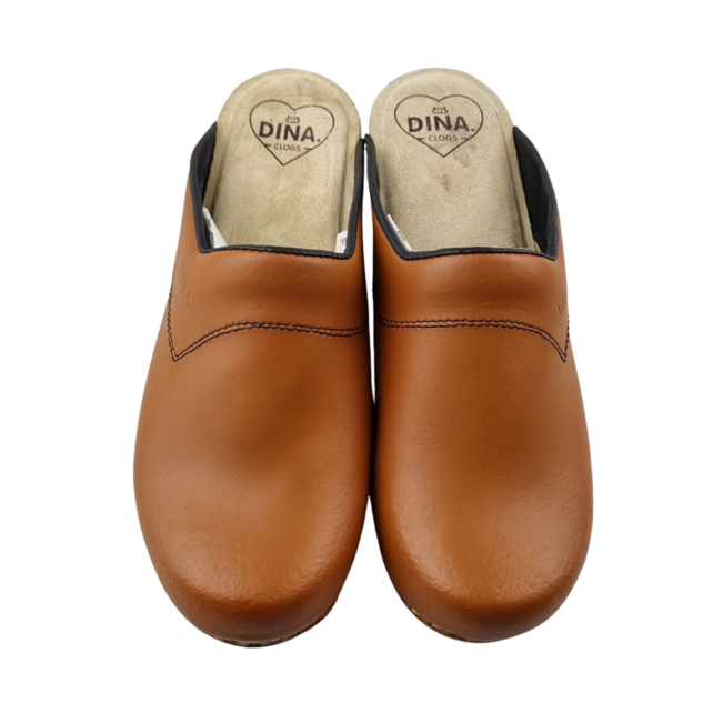 Work clogs - Home clogs - Dina - Cognac