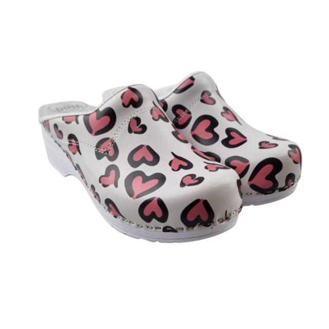 Medical clogs - care clogs - Dina - Hearts