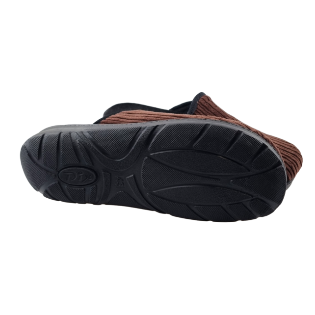 Instapper heren maat 41 t/m 46 - kleur Bruin corduroy