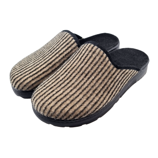 Men's slip-on shoe size 41 to 46 - color Beige corduroy