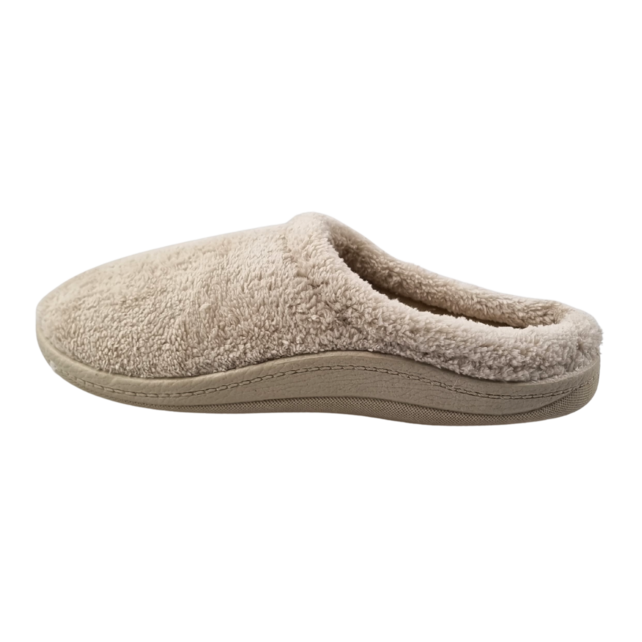 Women's slip-on shoes beige – wonderfully soft with a firm sole