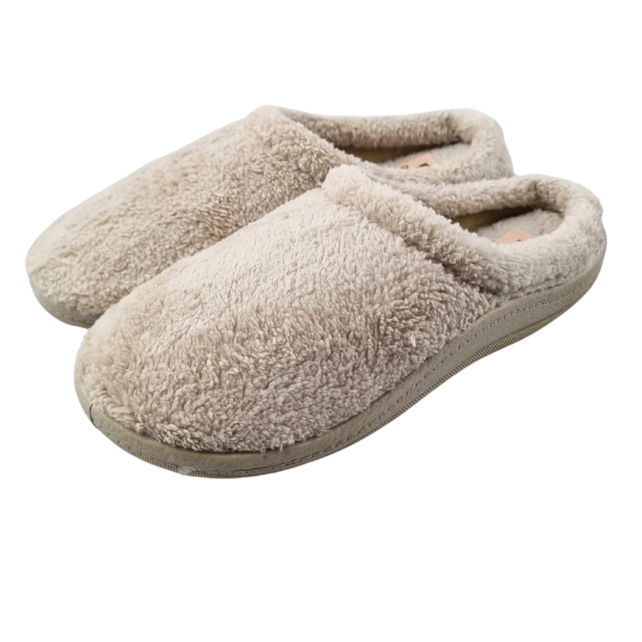 Instappers dames beige - heerlijk zacht met harde zool