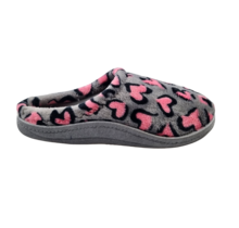 Instappers dames grey panter hearts - heerlijk zacht met harde zool