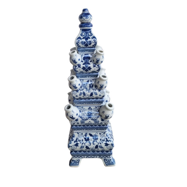 Pyramid vase for tulips, 2-piece, 46 cm high (available in 3 colours)