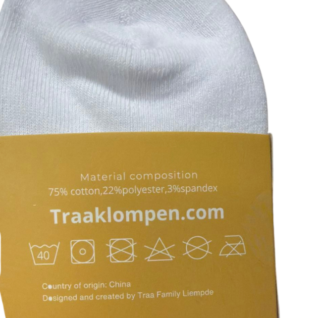 Traa socks - clog socks embroidered - Traa merchandise - 36-41/42-46