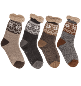 Winter house socks Men 42-46 various colors