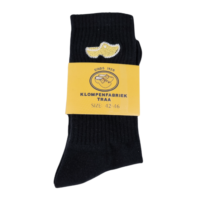 Traa socks - clog socks embroidered - Traa merchandise - 36-41/42-46 black or white