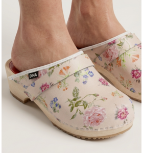 Swedish clogs - Jardin beige
