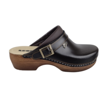 LEON heren klomp in maat 41 t/m 47 - kleur bruin