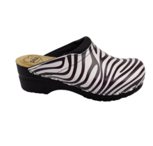 Medische klompen - Zebra print zwarte zool - Op=Op