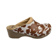 Medische klompen - beige koeienprint met beige zool - Dina