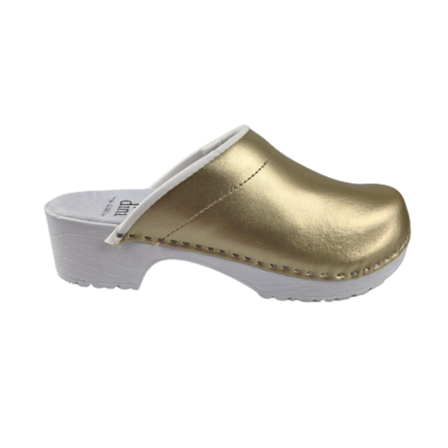 Dina GoldCare - Golden leather top and PU Sole