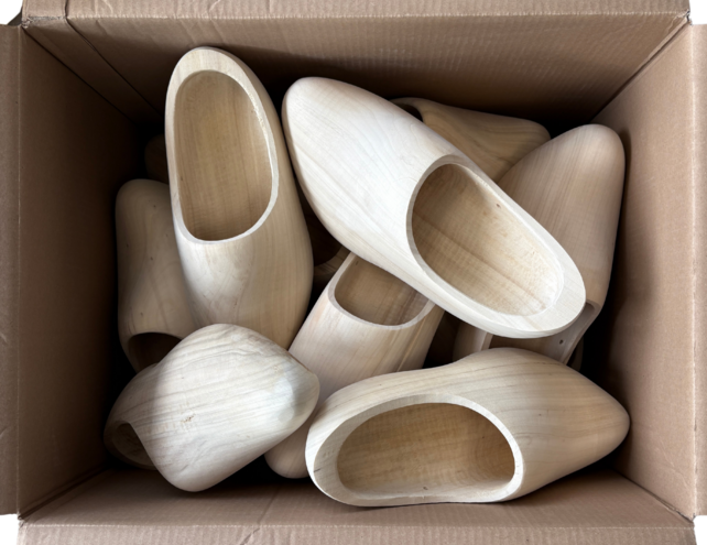 Large Craft Clogs (25–30 cm+) – Perfect for Decoration & Creative Projects