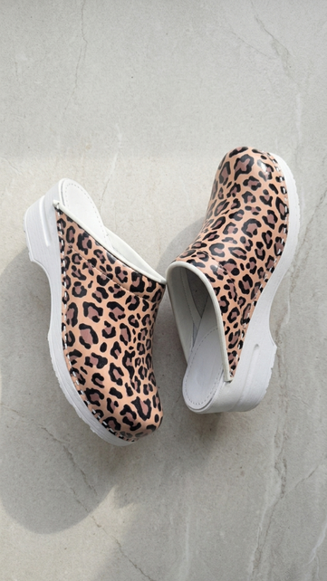 Medische klompen - Dina - Leopard Skin