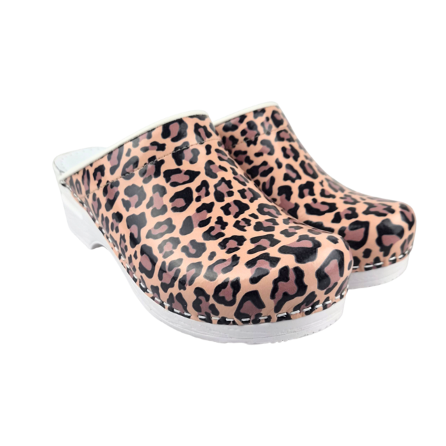 Medische klompen - Dina - Leopard Skin