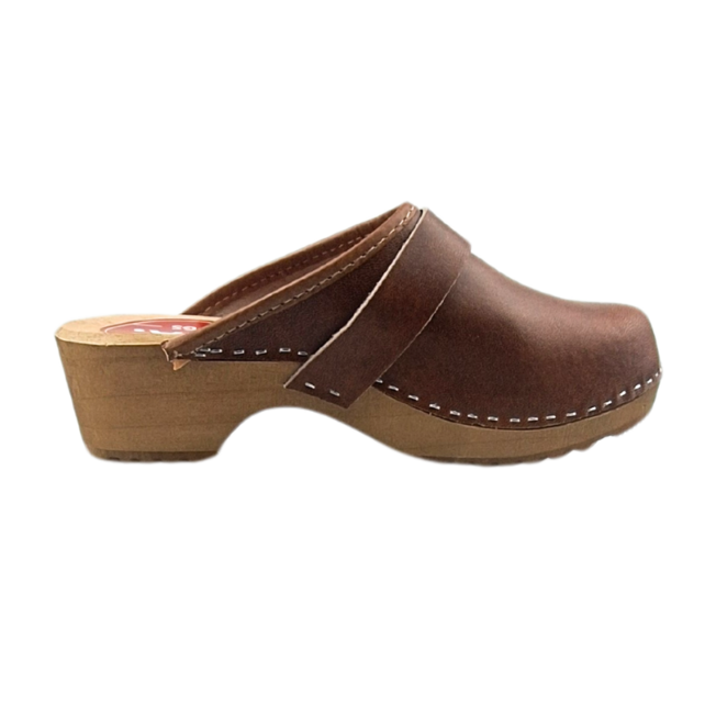 Swedish clogs - classic brown Unisex