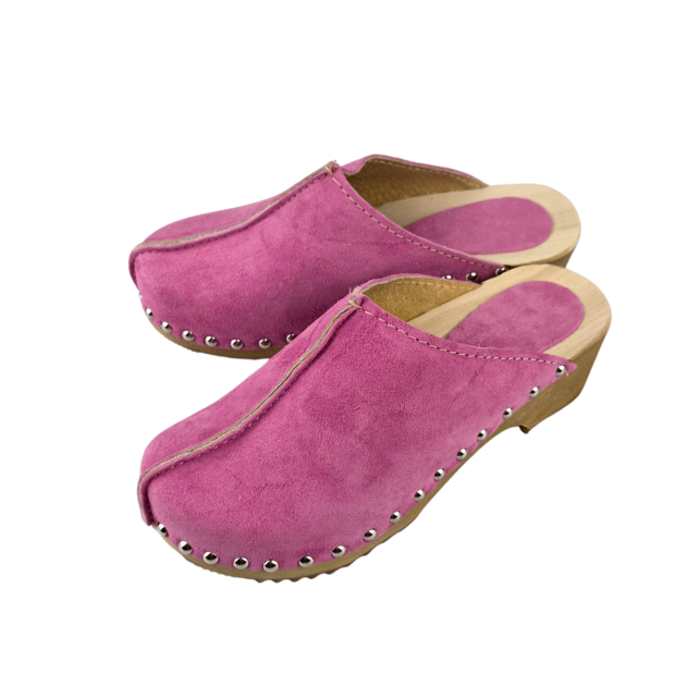 Dina Lykke Clog - suede edition - Pink