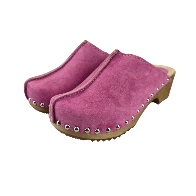 Dina Lykke Clog - suede edition - Pink