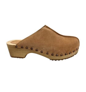 Dina Lykke Clog - suede edition - Beige