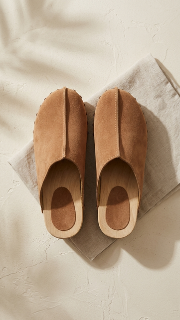 Dina Lykke Clog - suede edition - Beige