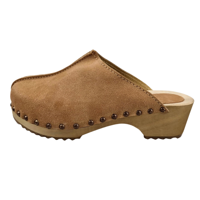 Dina Lykke Clog - suede edition - Beige