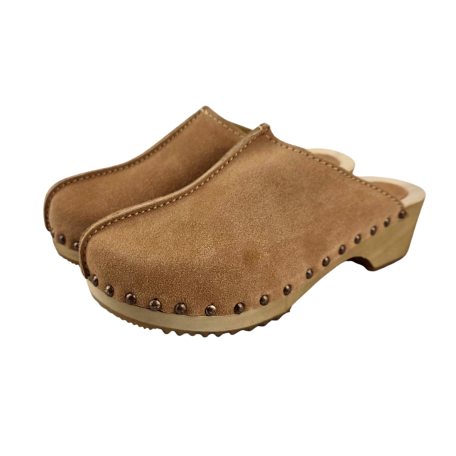 Dina Lykke Clog - suede edition - Beige