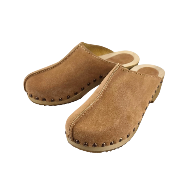Dina Lykke Clog - suede edition - Beige