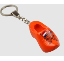 Klompsleutelhanger 1 klomp Oranje leeuw