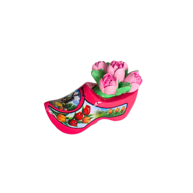 klompmagneet + tulpjes - heel veel kleuren op voorraad