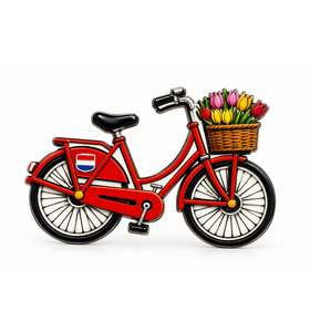 Epoxy magnet Red bike NL