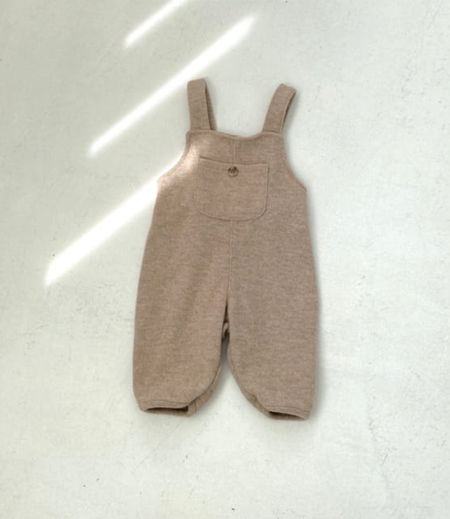 By TiaTia Pepe Dungarees Bodysuit Camel