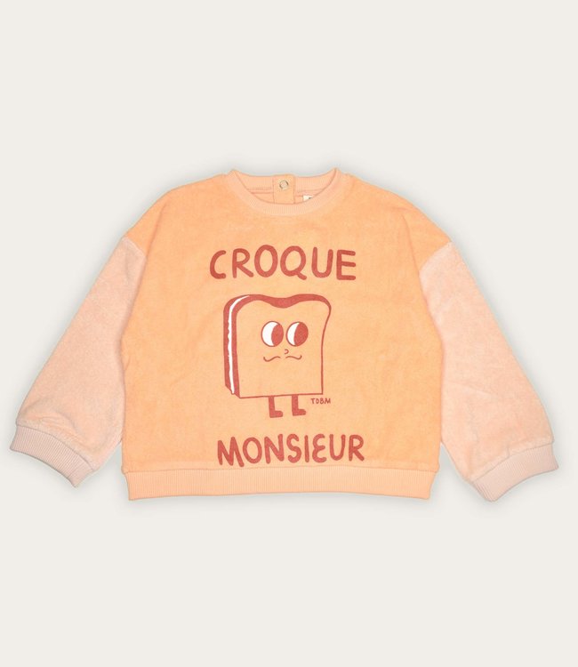 Maison Tadaboum Benjamine Baby sweater- croque monsieur