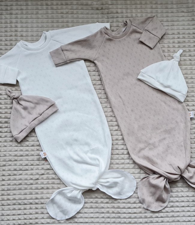 Little Adventure Slaapzakje Ajour Taupe