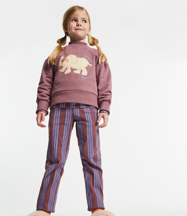 Maison Tadaboum Zachte sweatshirt met olifantenprint