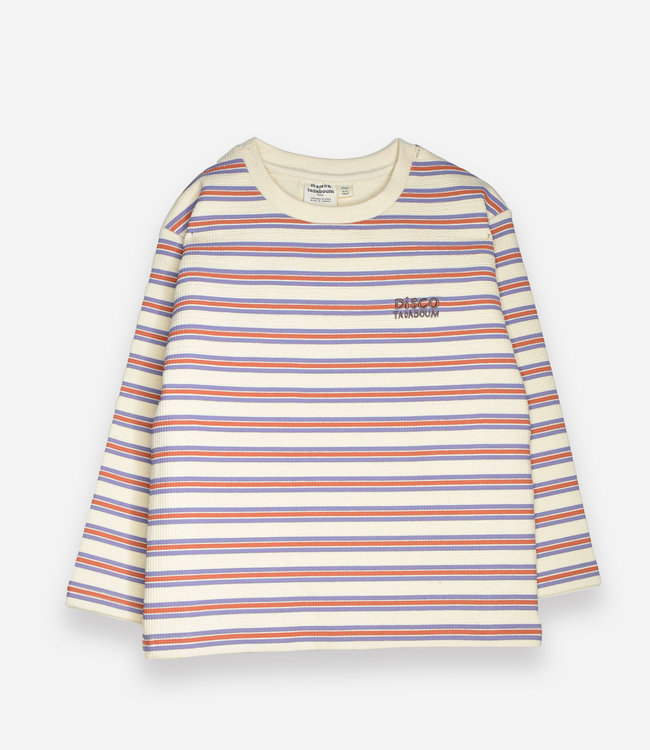 Maison Tadaboum Gestreepte longsleeve voor meisjes en jongens