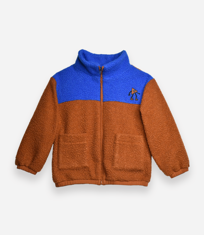 Maison Tadaboum Colorblock fleece vest voor kinderen