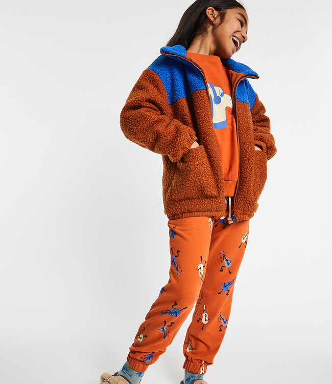 Maison Tadaboum Colorblock fleece vest voor kinderen