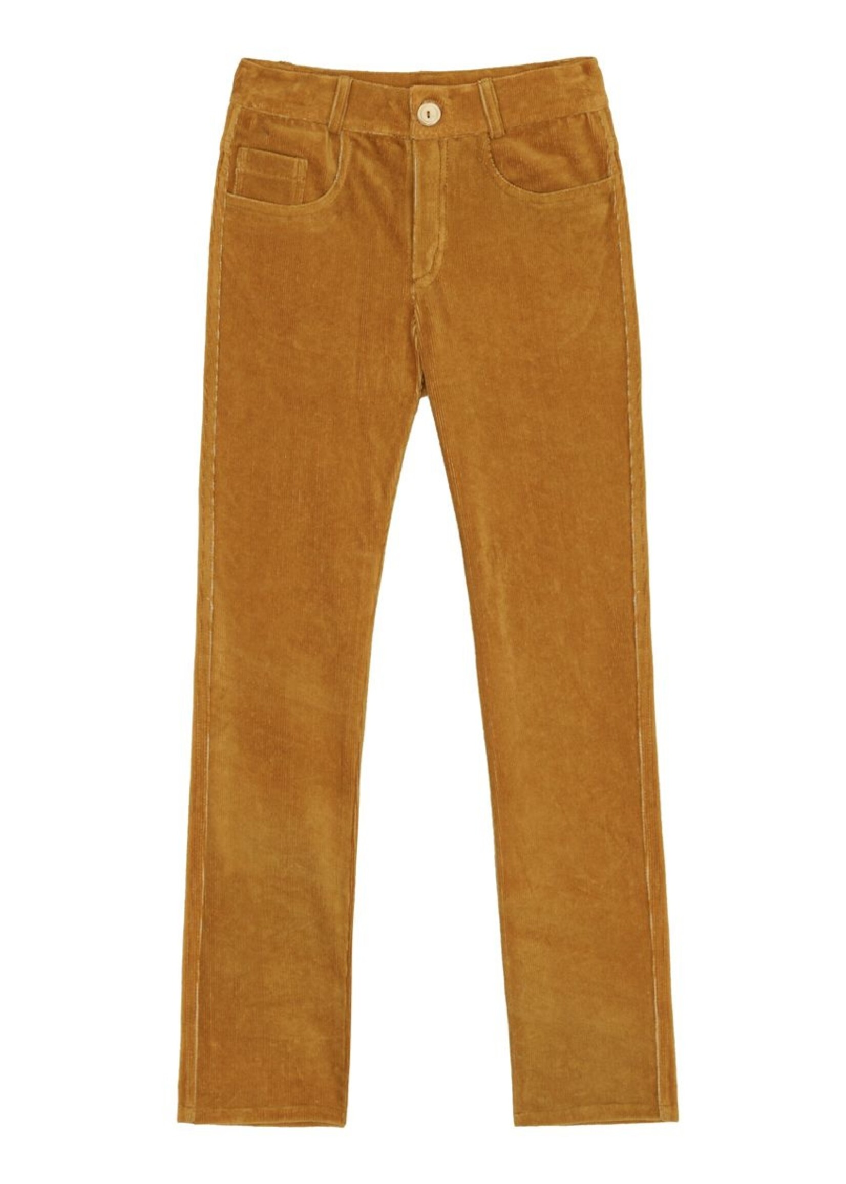 Little Hedonist Warme en soepele broek in camel