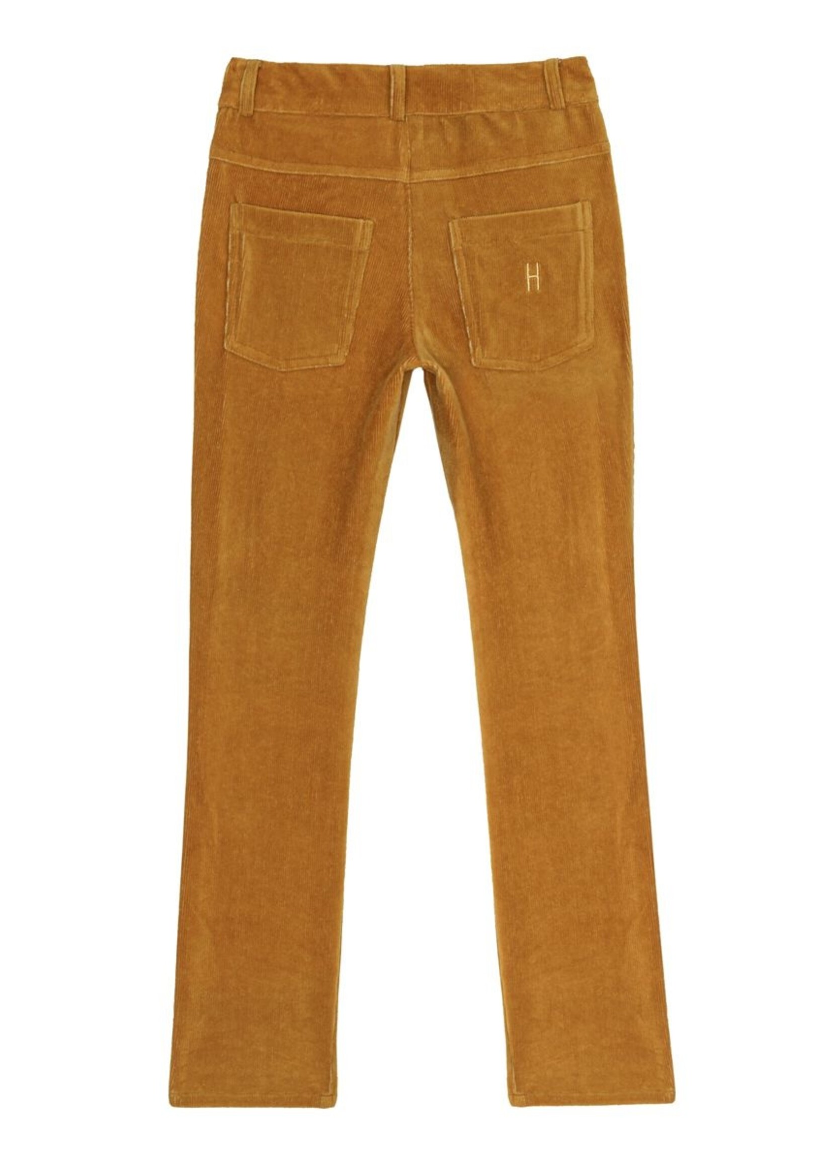 Little Hedonist Warme en soepele broek in camel