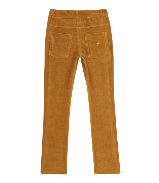 Little Hedonist Warme en soepele broek in camel