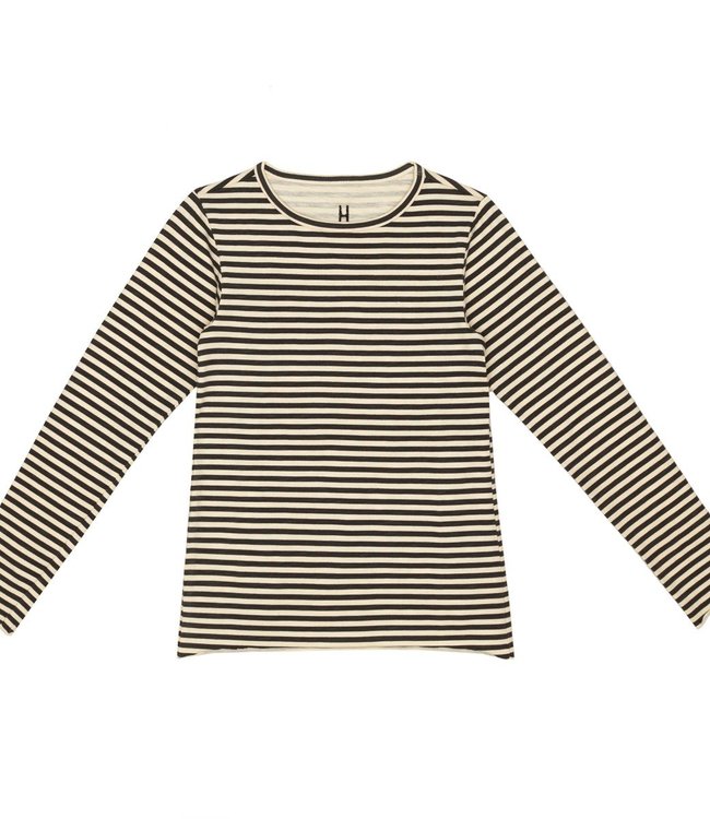 Little Hedonist Longsleeve met donkere streepjes