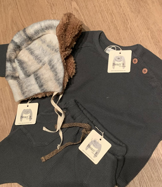 Bean's Barcelona Leuke sweater in zachte wafelkatoen