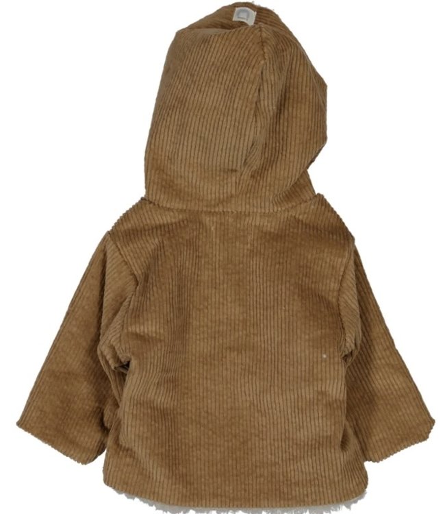 Bean's Barcelona Corduroy Hooded Coat Wallnut