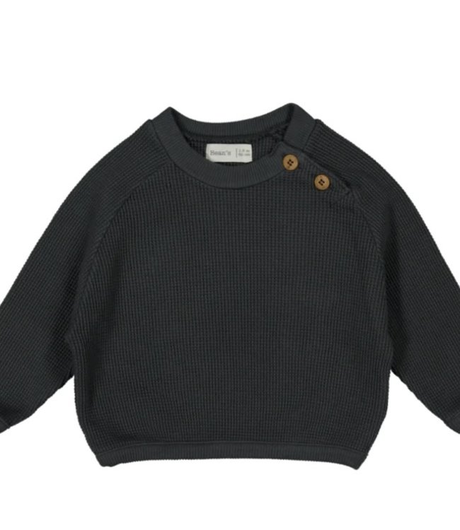Bean's Barcelona Leuke sweater in zachte wafelkatoen