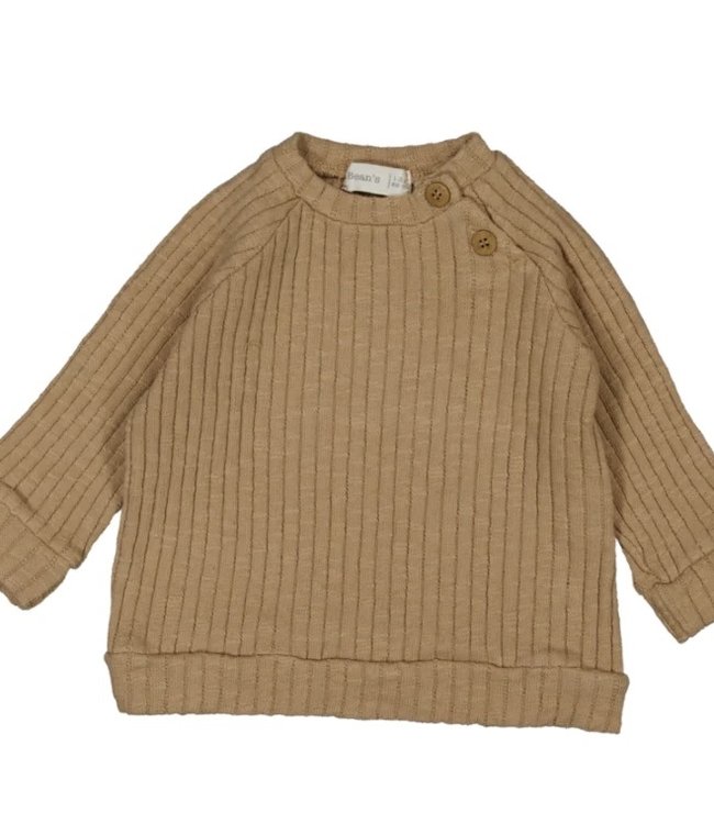 Bean's Barcelona Zachte shirt voor kindjes in ribkatoen