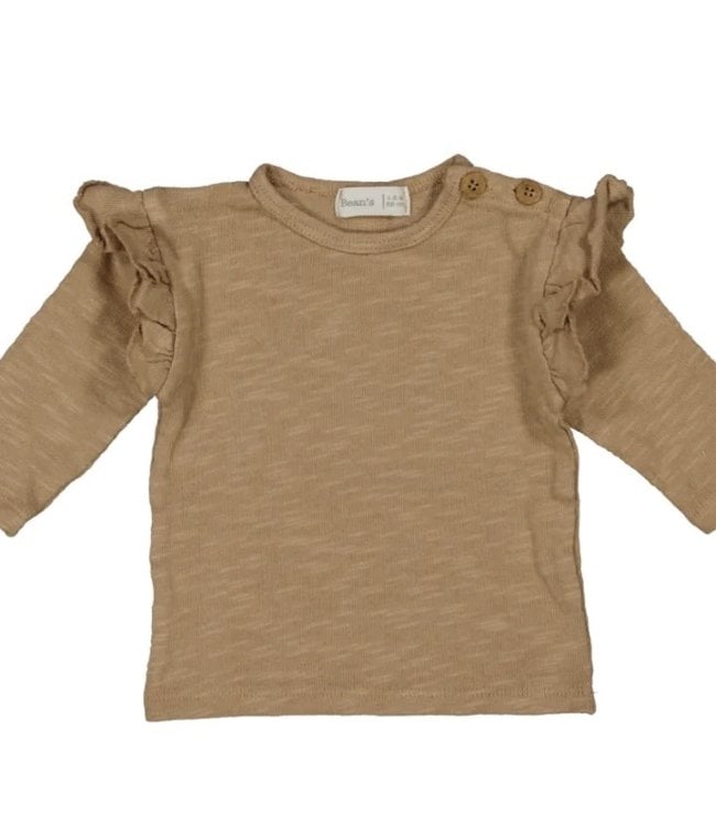 Bean's Barcelona Zachte katoenen shirt en speelse frulletjes