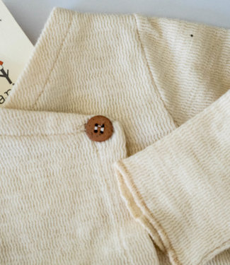 Bean's Barcelona Wrap Over shirt Ecru