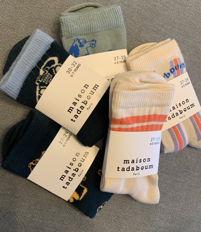 Maison Tadaboum Gestreepte kousjes voor kinderen