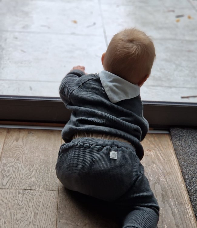 Bean's Barcelona Soepele joggingsbroek in wafelkatoen